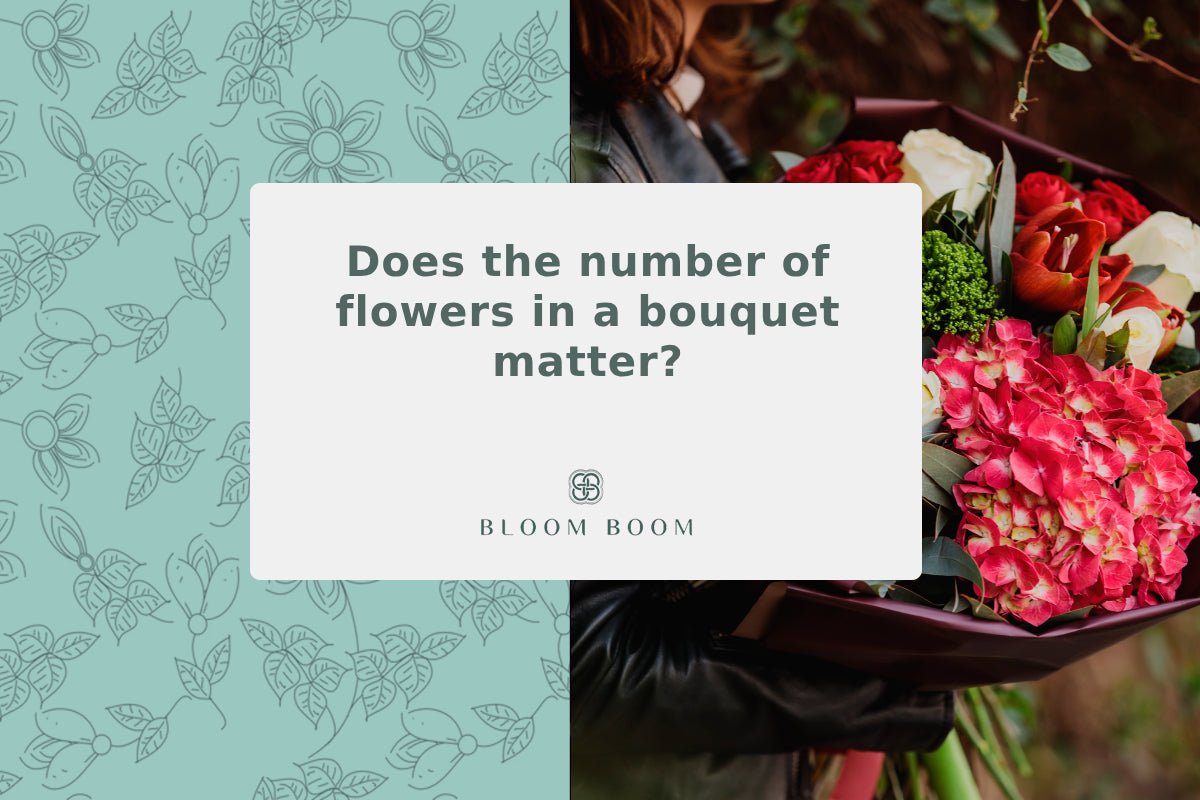 Does the number of flowers in a bouquet matter?