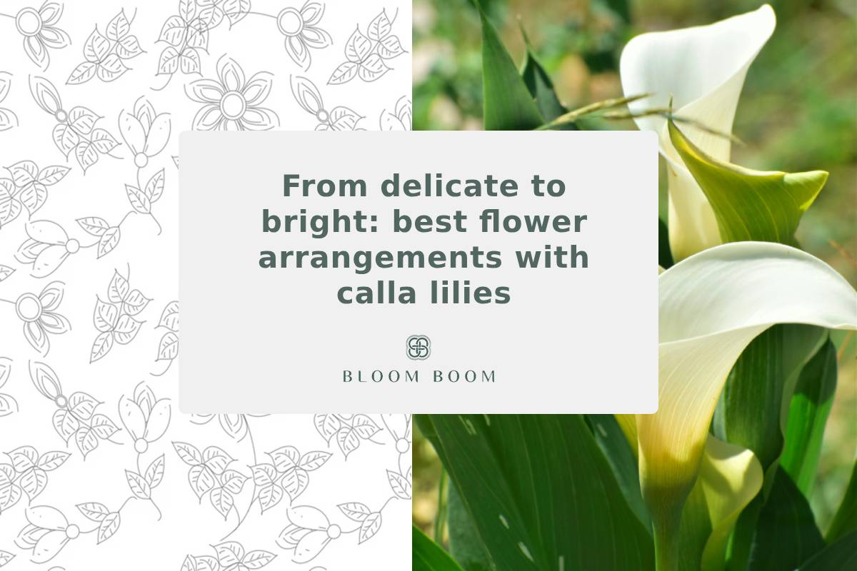 From delicate to bright: best flower arrangements with calla lilies