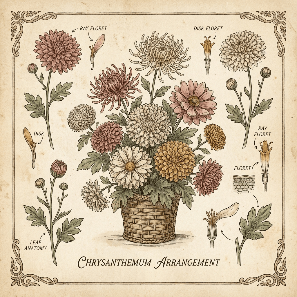 Beautiful and affordable chrysanthemum arrangement for congratulations