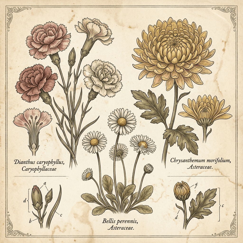 Affordable congratulations flower arrangement with carnations, daisies and chrysanthemums