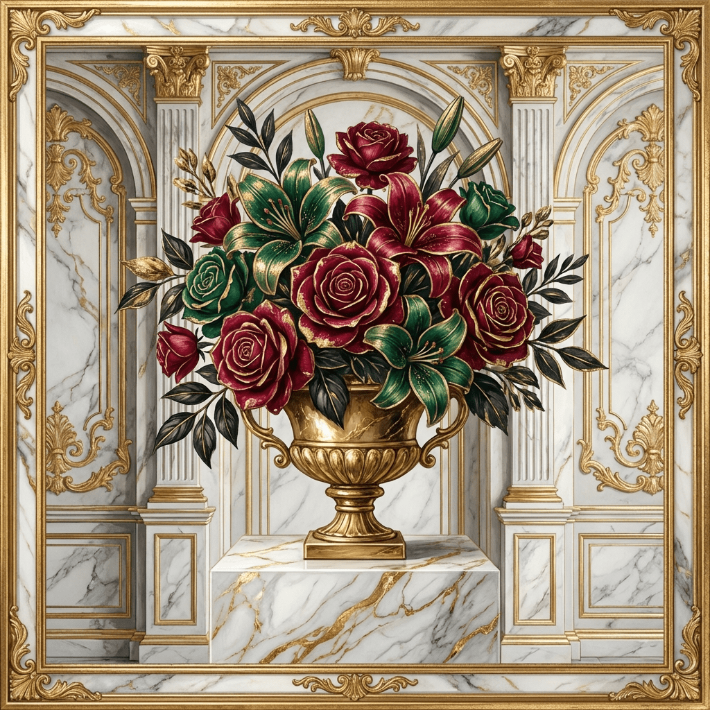 Elegant floral arrangement for a work anniversary celebration