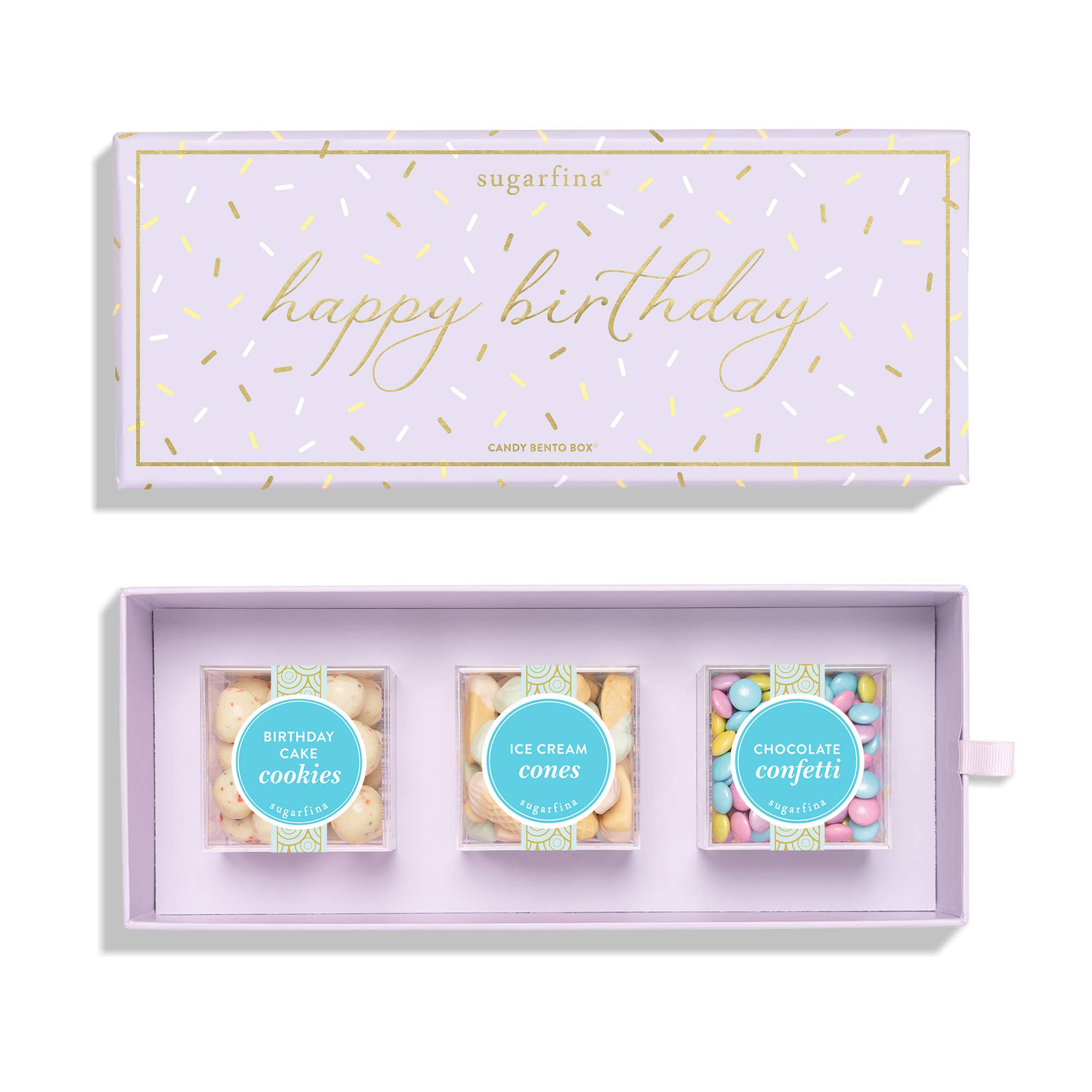 Happy Birthday - 3pc Candy Bento Box