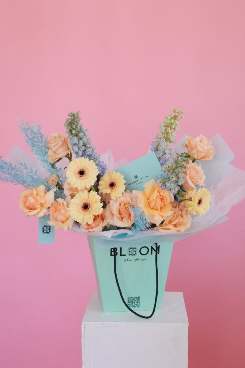 Small bouquet "Azure dream"