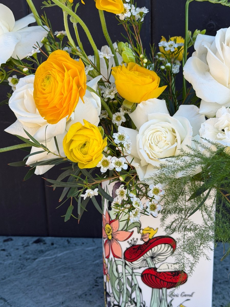 "Through the Looking Glass" Spring Flower Arrangement