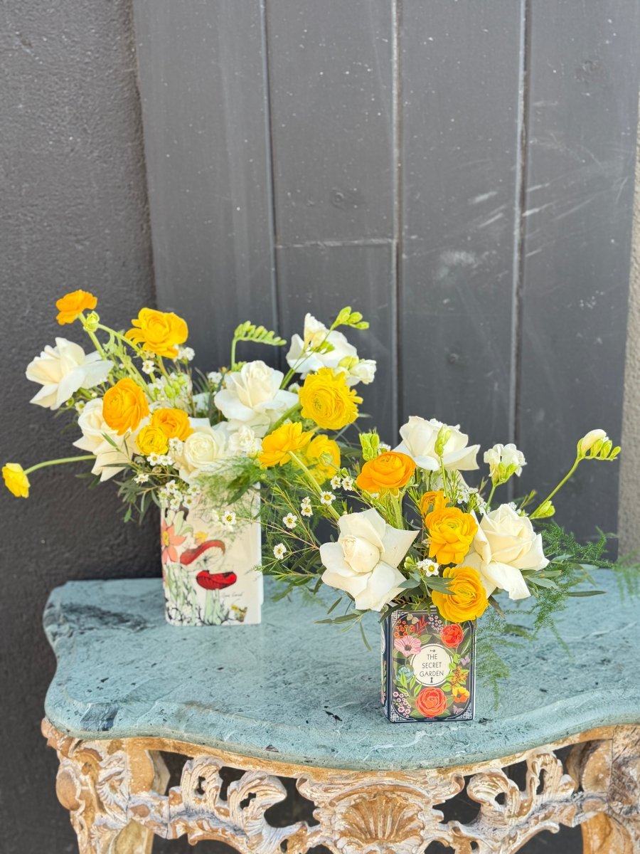 "Through the Looking Glass" Spring Flower Arrangement
