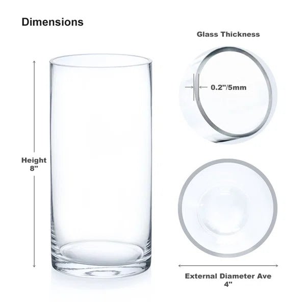 Glass Vase for Flower Arrangements