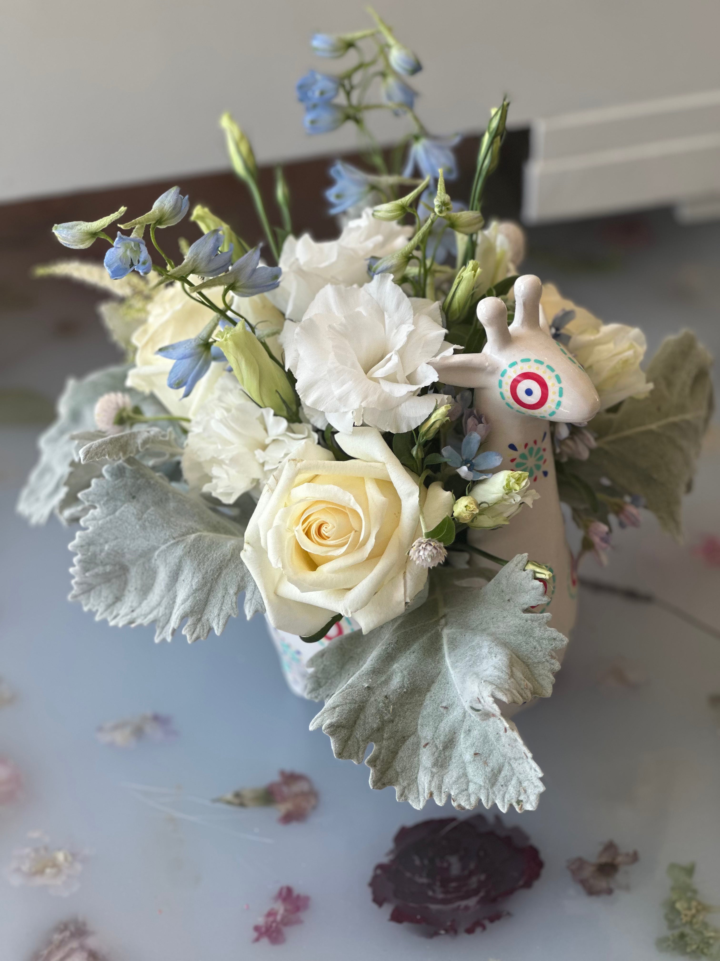 Gentle Safari Giraffe Arrangement