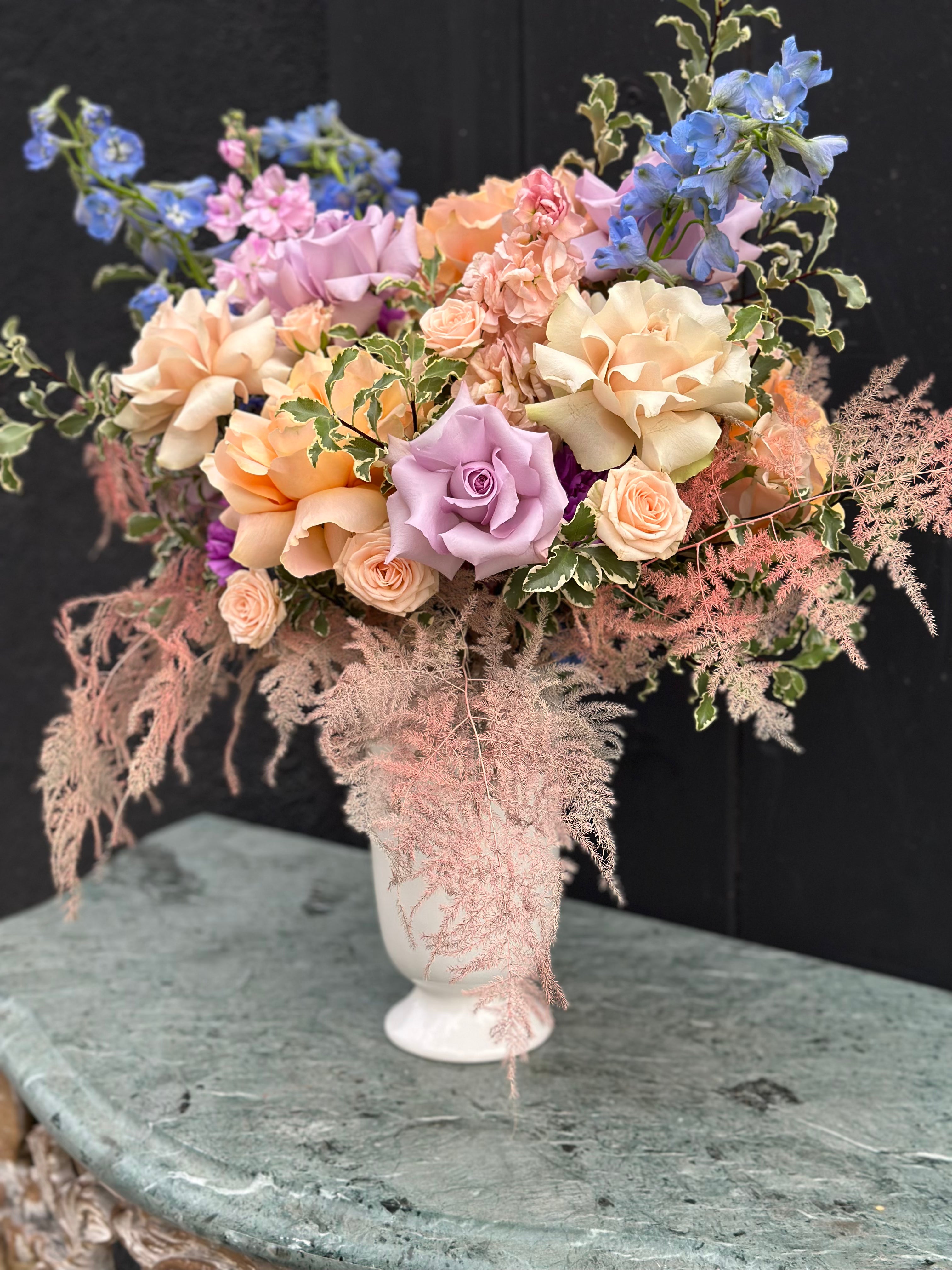 Peachy Ice Vase