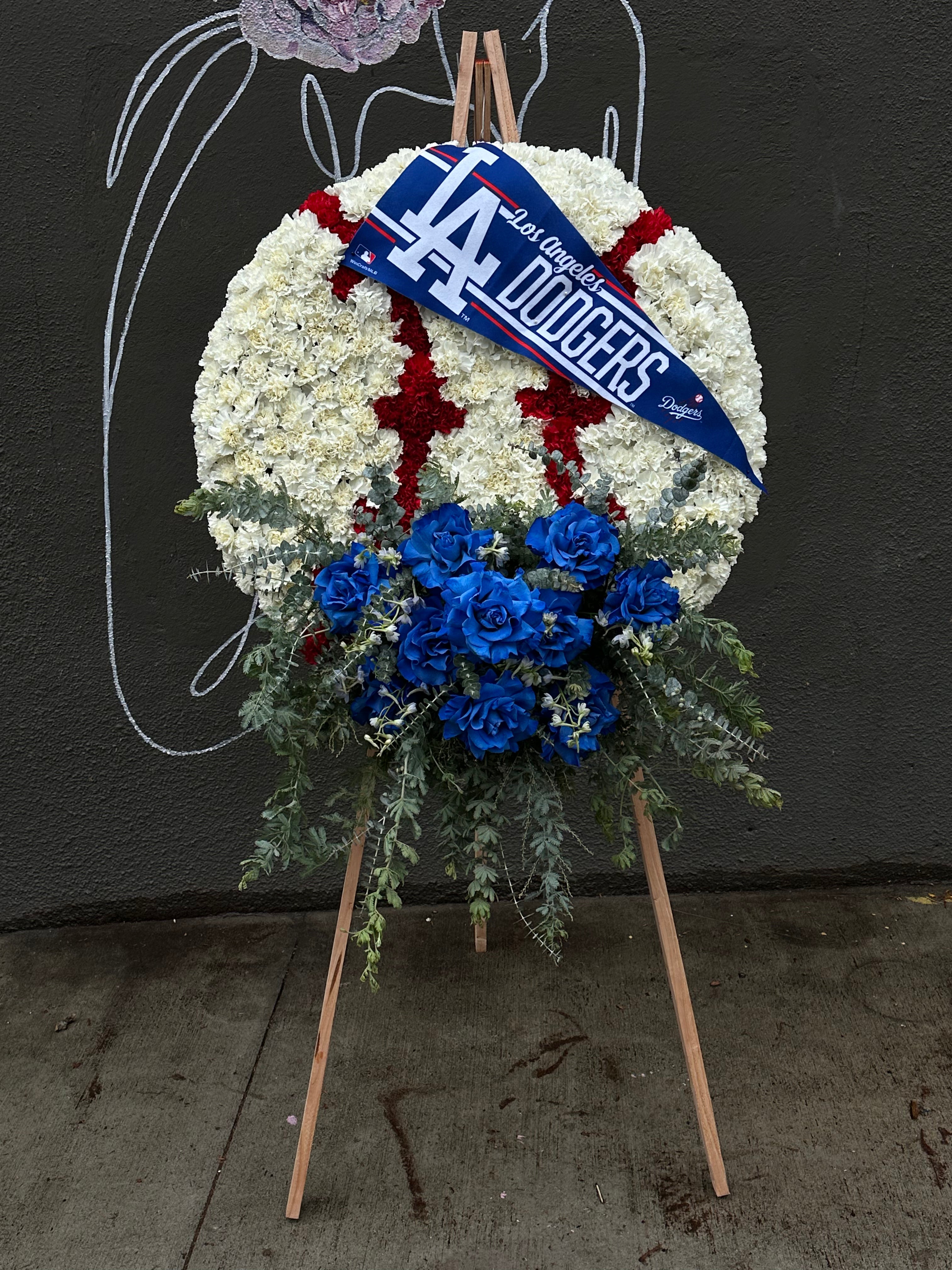 LA Dodgers Funeral Arrangement