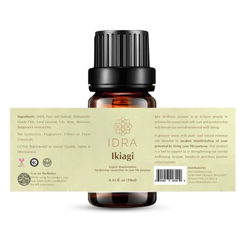 Idra Wellness: Ikiago Essential Oil Blend - Inspire Manifestation 10ml