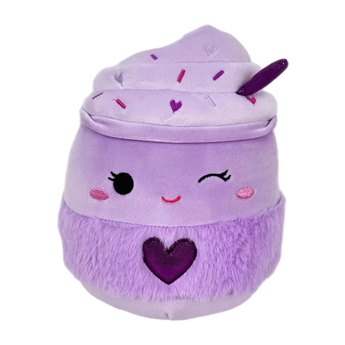 squishmallow succulent Squishmallow Valentine Stuffed Plush Toy 8" Tracie Latte