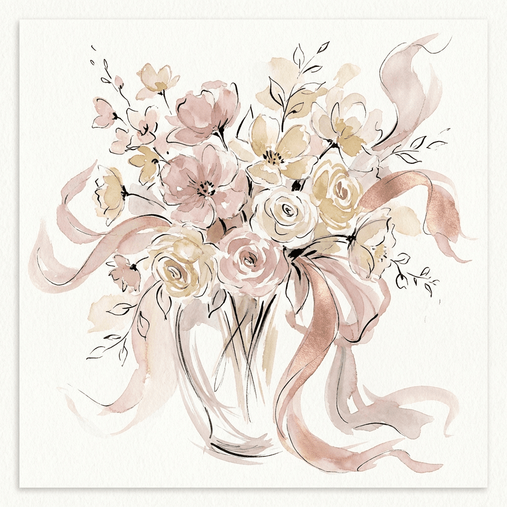 Beautiful bouquet of mixed flowers, perfect for a 10 year anniversary