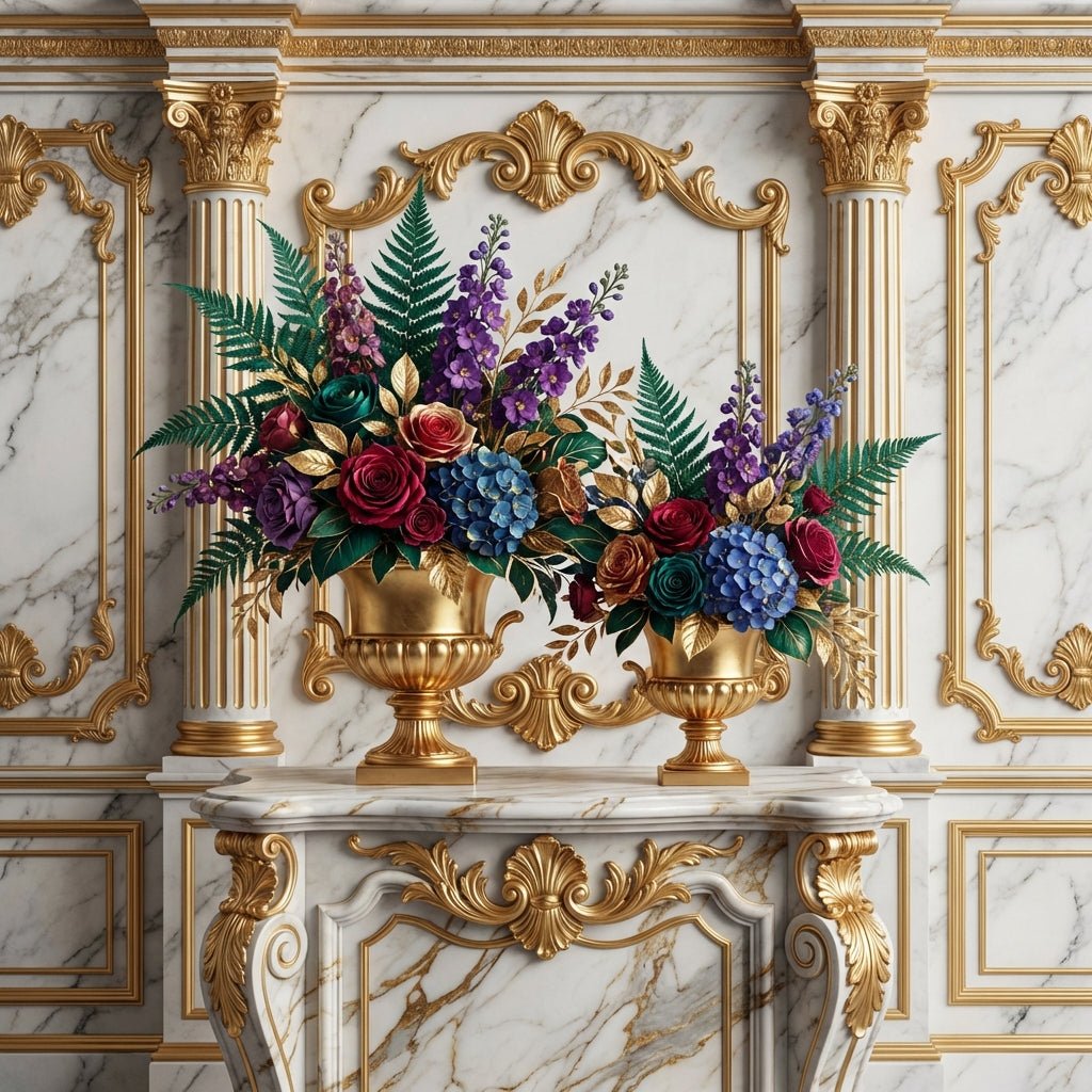 Stunning floral arrangements for a corporate 10-year anniversary celebration.