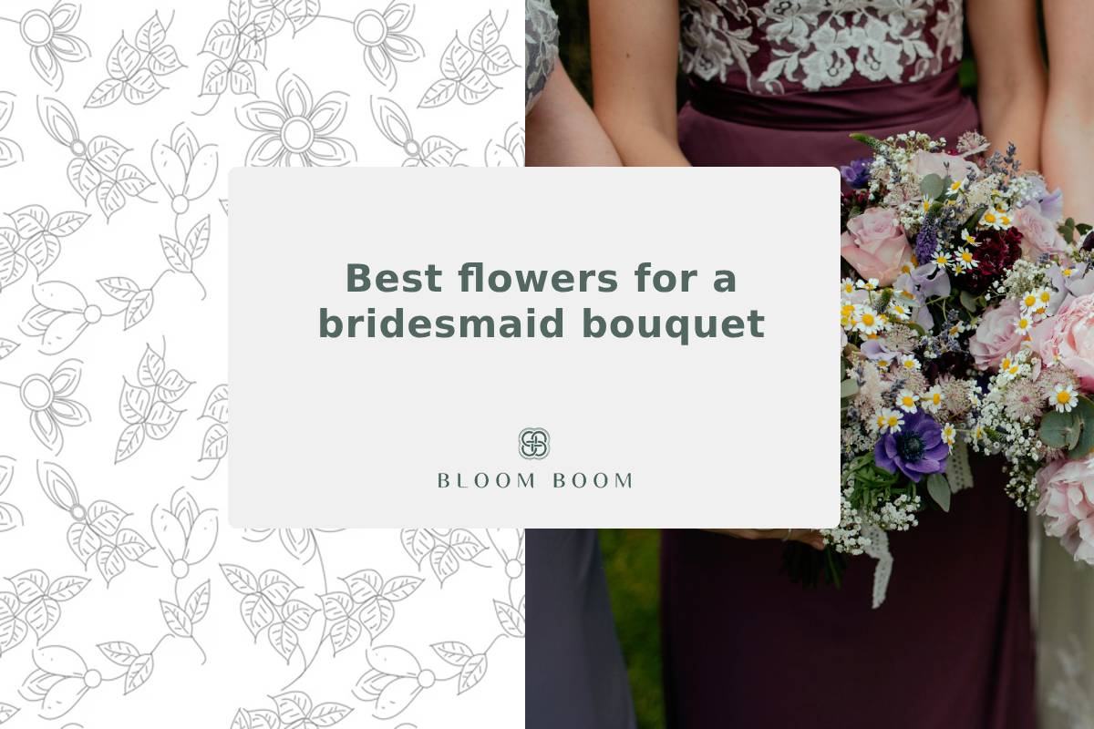Best flowers for a bridesmaid bouquet