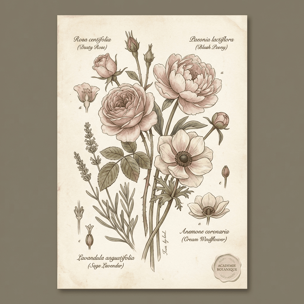 Beautiful bouquet of birthday flowers for mom in pastel colors