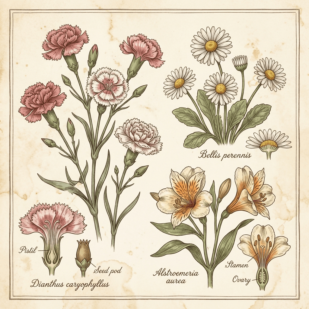 Affordable Mother's Day bouquet with carnations, daisies, and alstroemeria