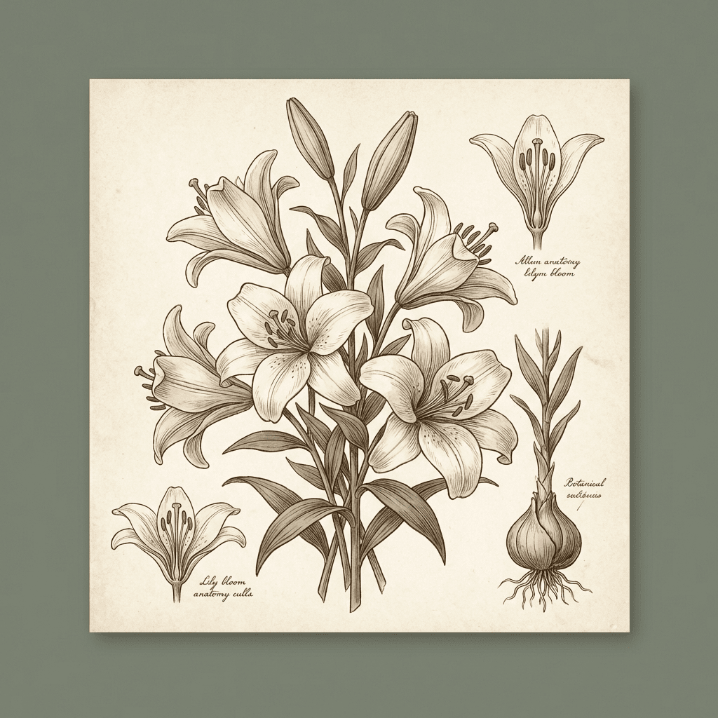 Elegant white lily arrangement for business condolences