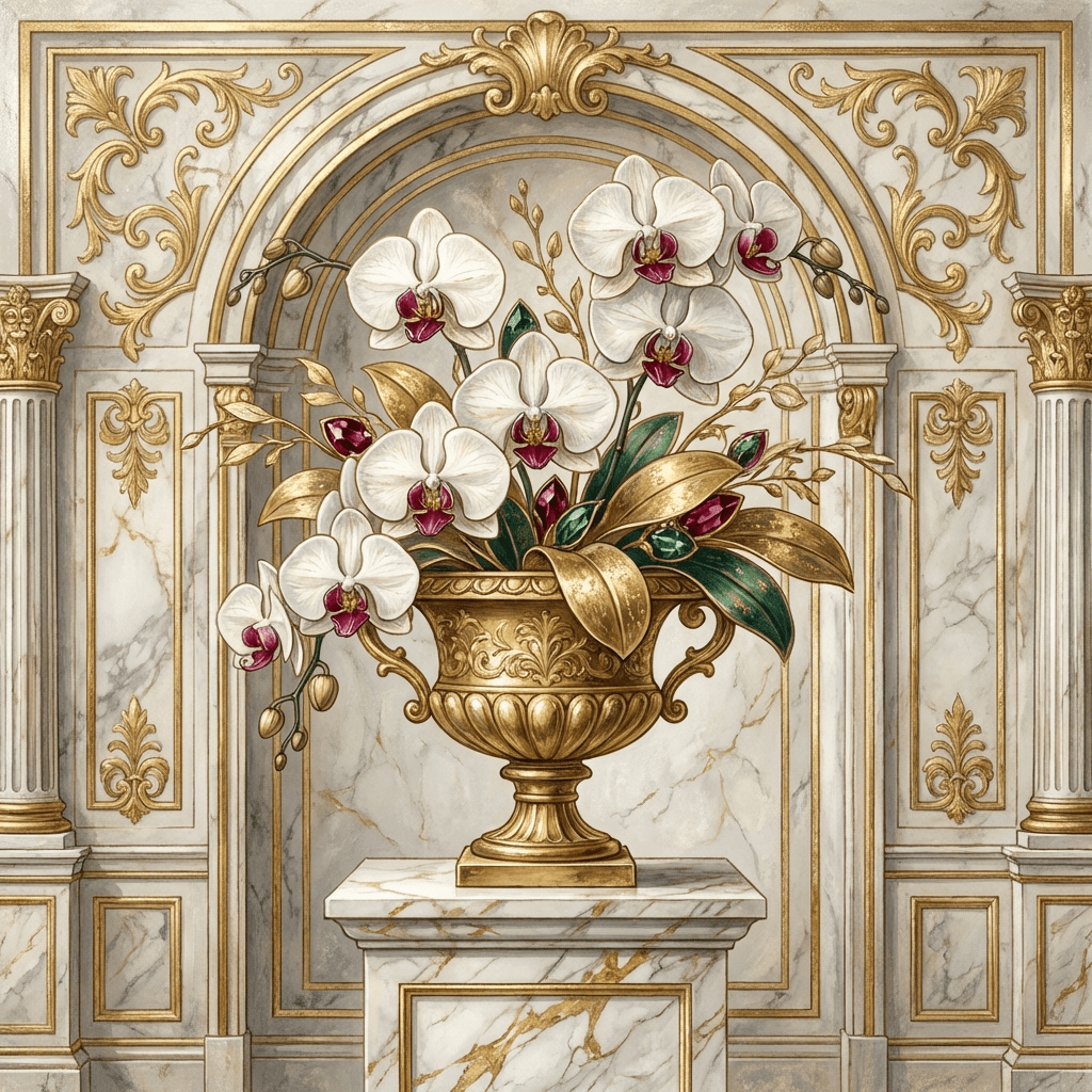 Elegant orchid arrangement, perfect for expressing business appreciation.