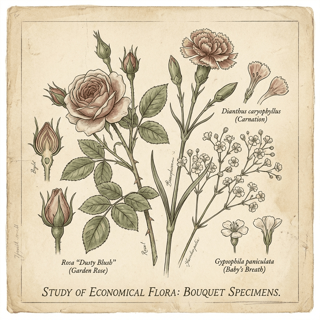 Affordable congratulations flower bouquet on a bright background.