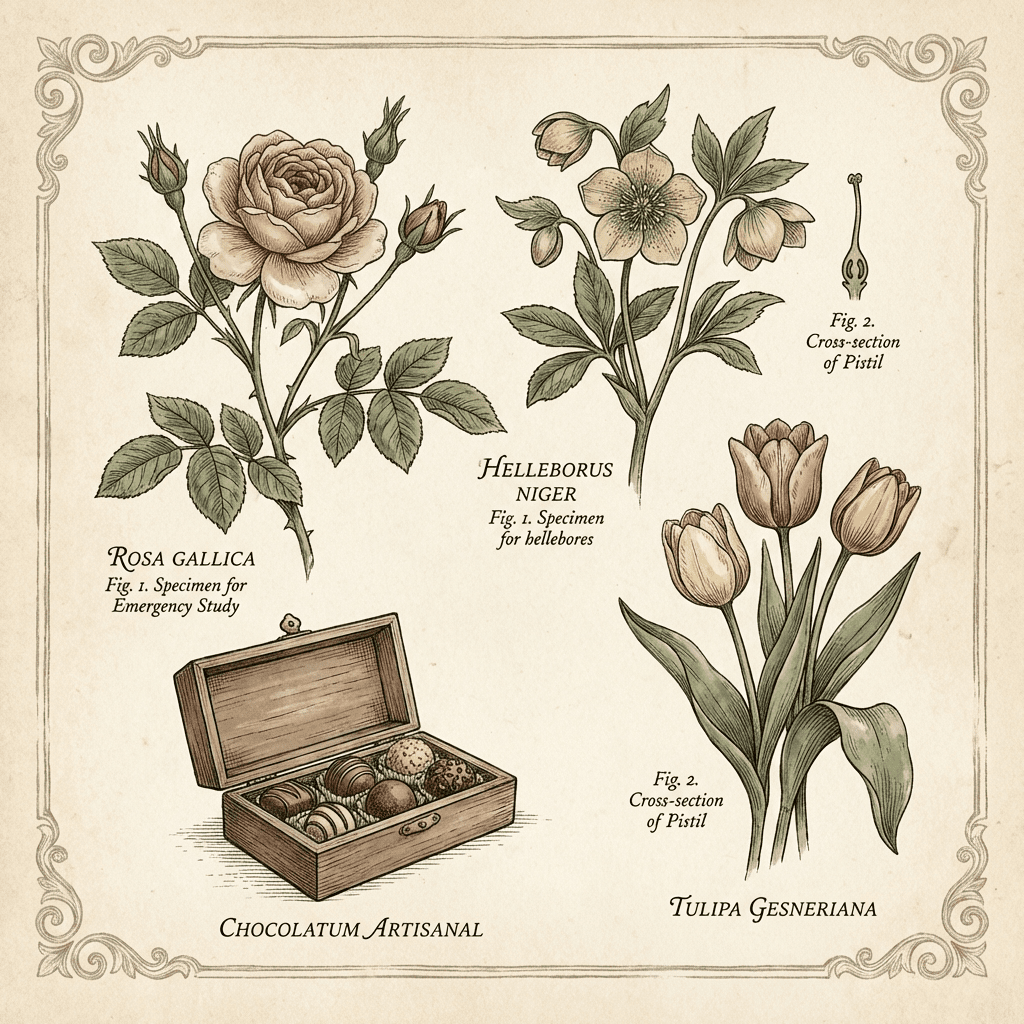 Last-minute Valentine's Day flowers with chocolates