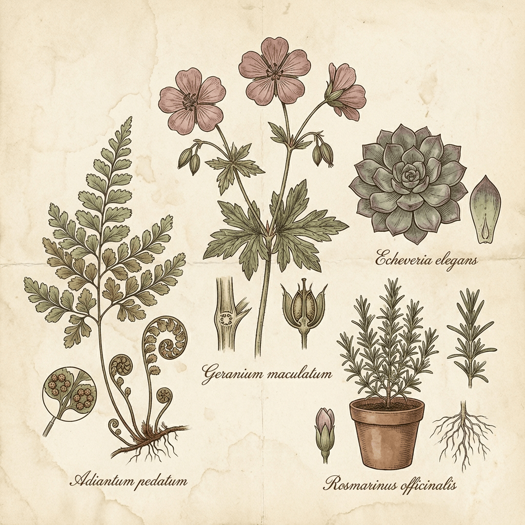 Affordable Father's Day plants arranged in a stylish display.