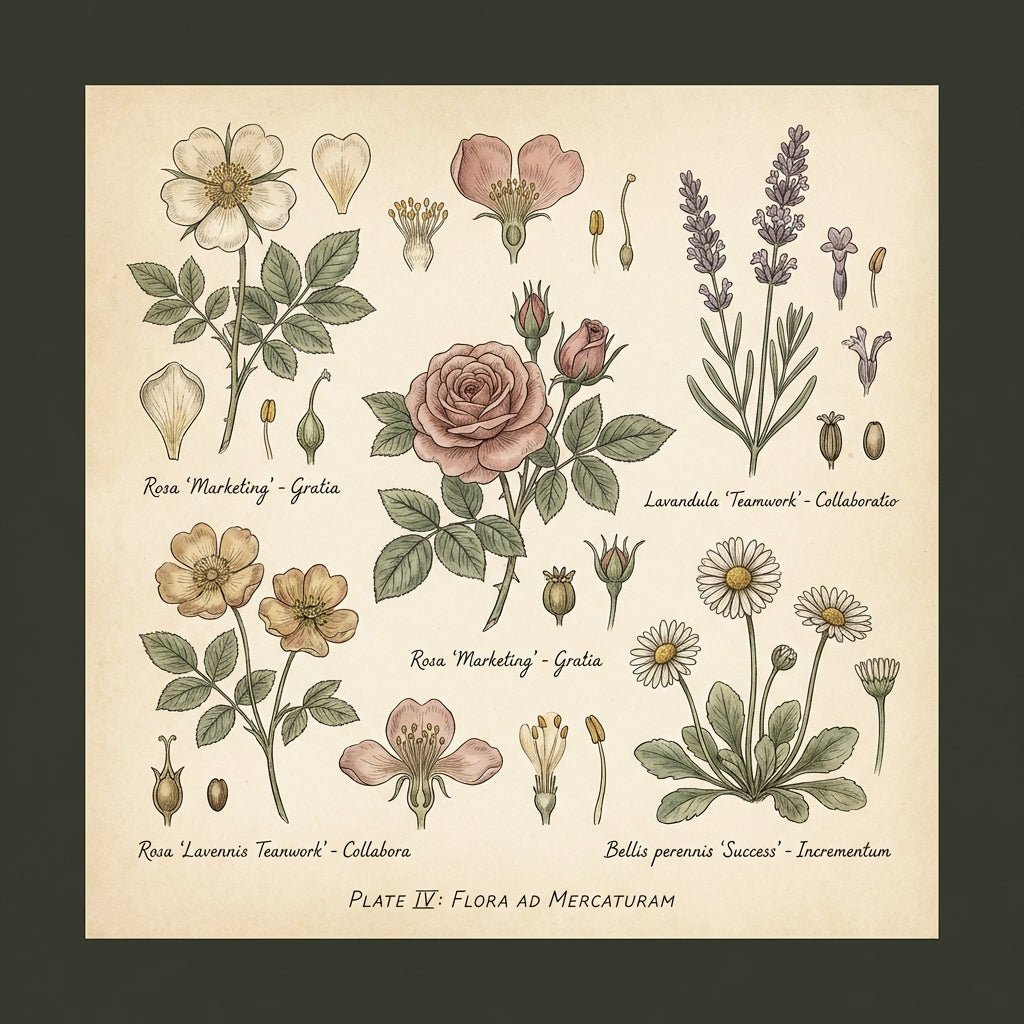 Floral arrangement for marketing team success