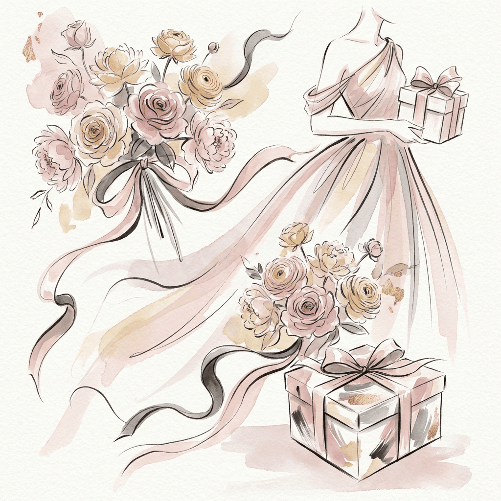 Romantic flower subscription delivery