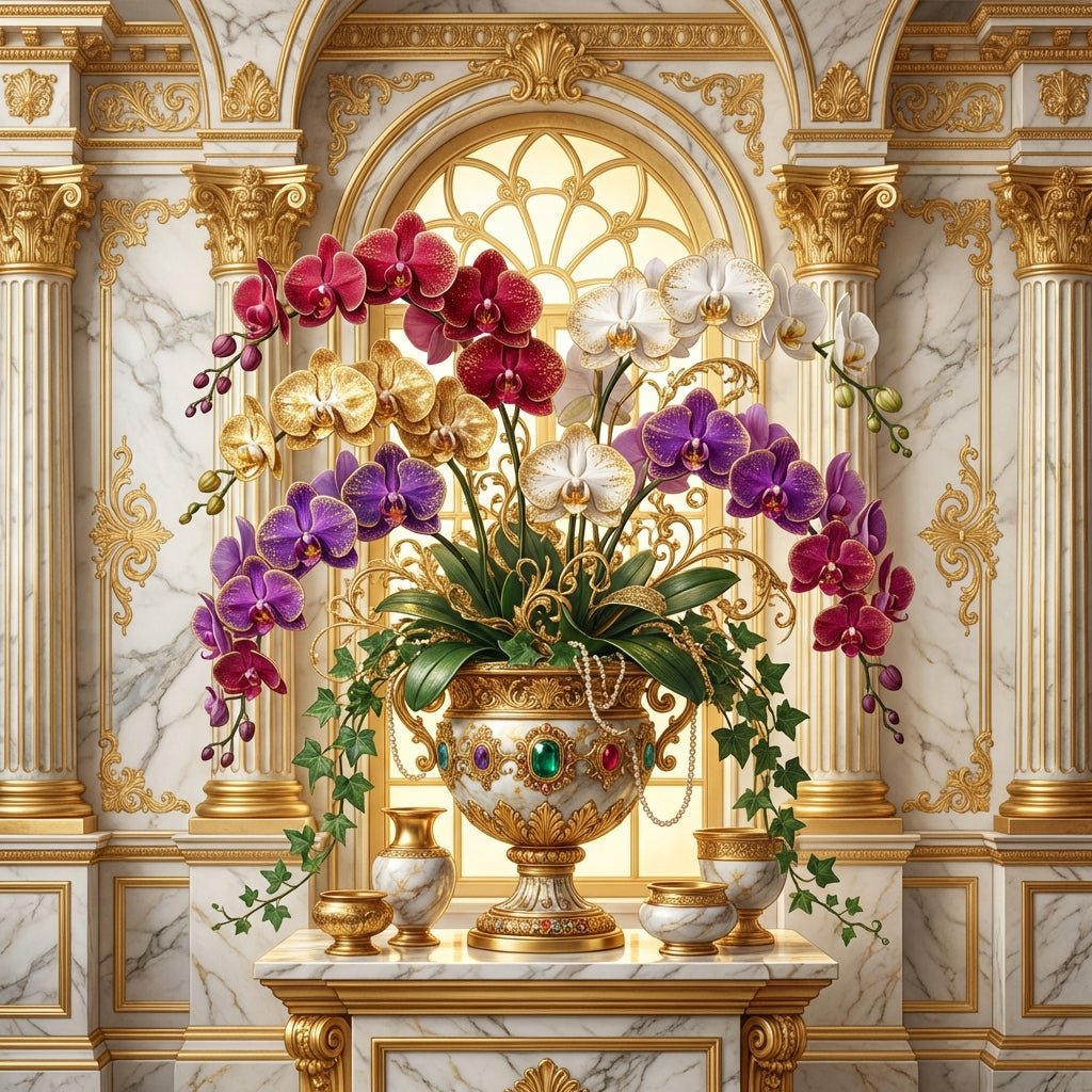 Luxurious Phalaenopsis orchid arrangement for Mother's Day