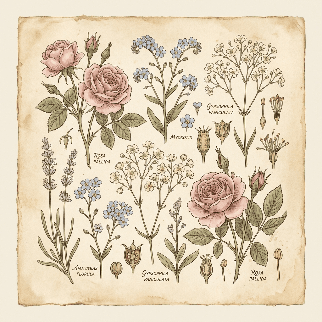 Beautiful pastel flower arrangement to celebrate a new baby.