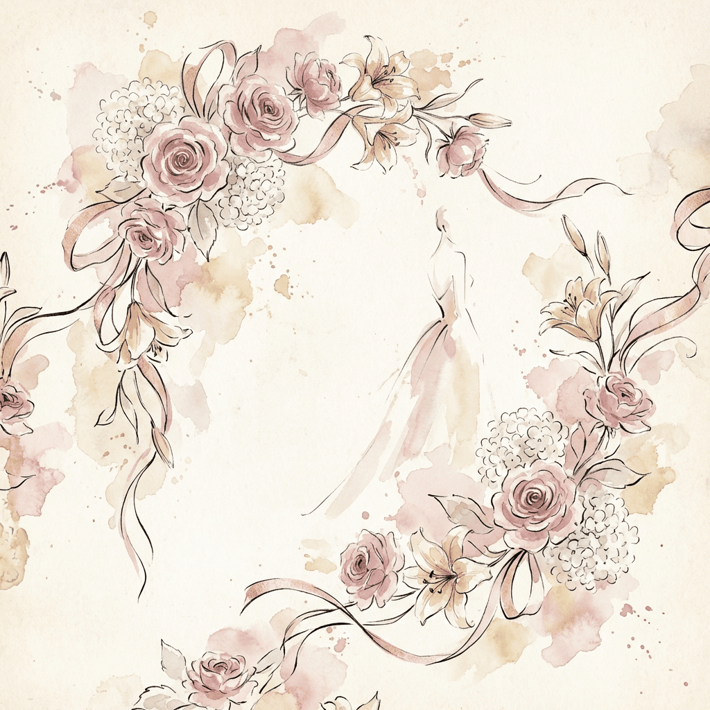Stunning quinceañera court flowers in pink and white.