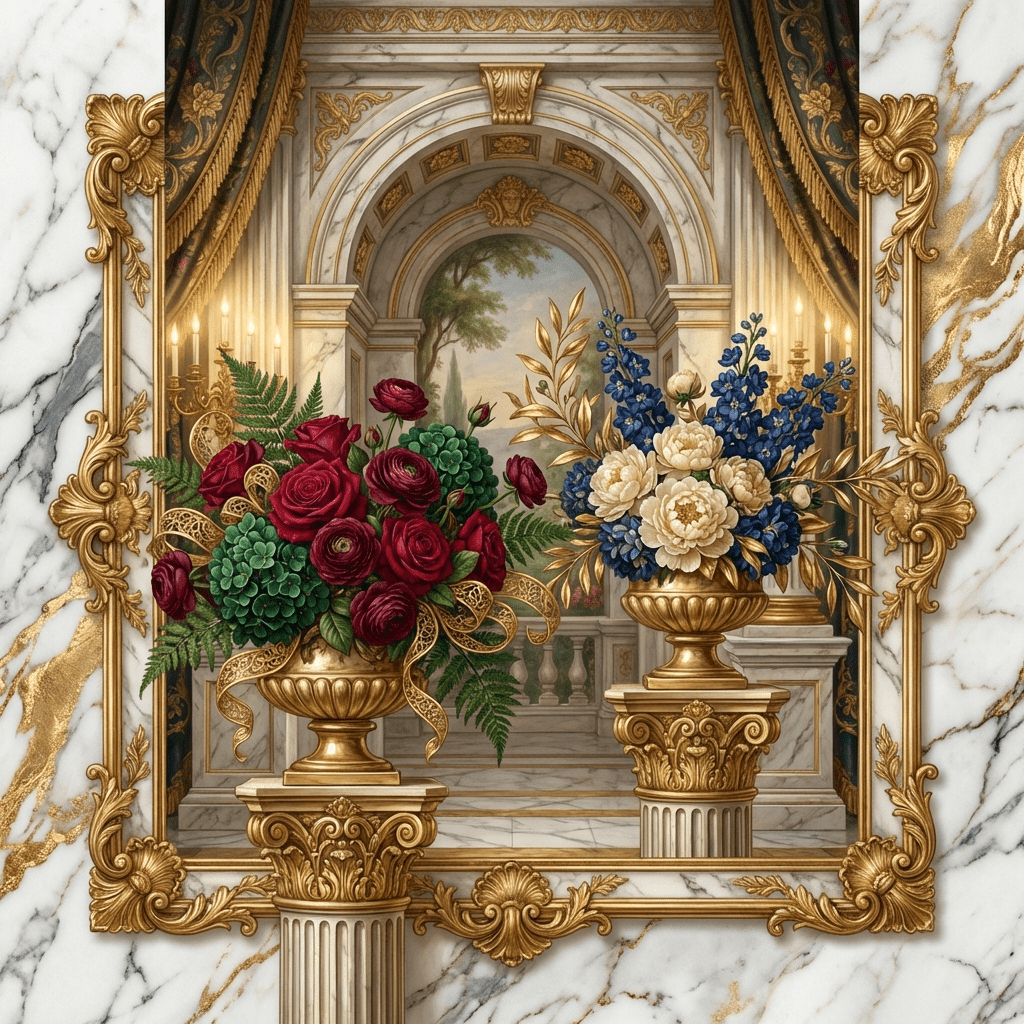 Elegant flower arrangement as a real estate closing gift