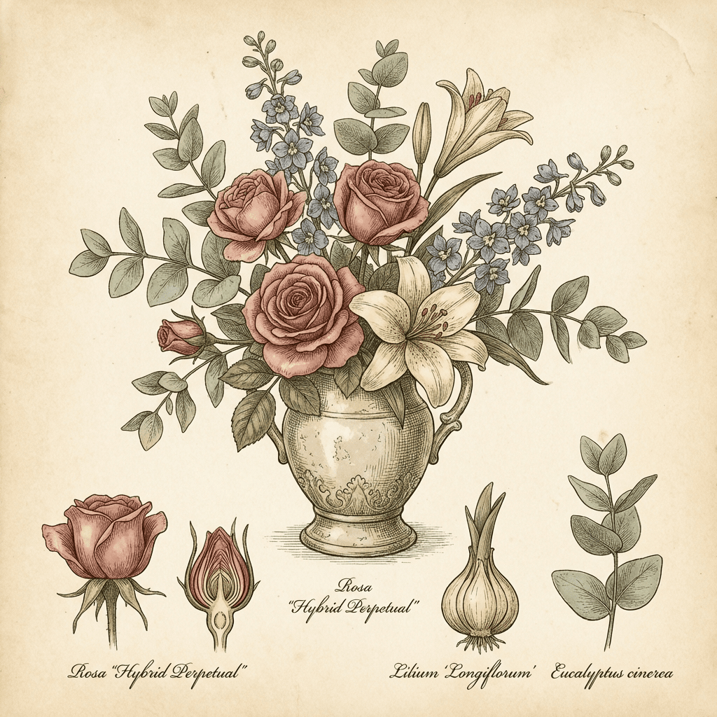 Beautiful floral arrangement for a woman's retirement party