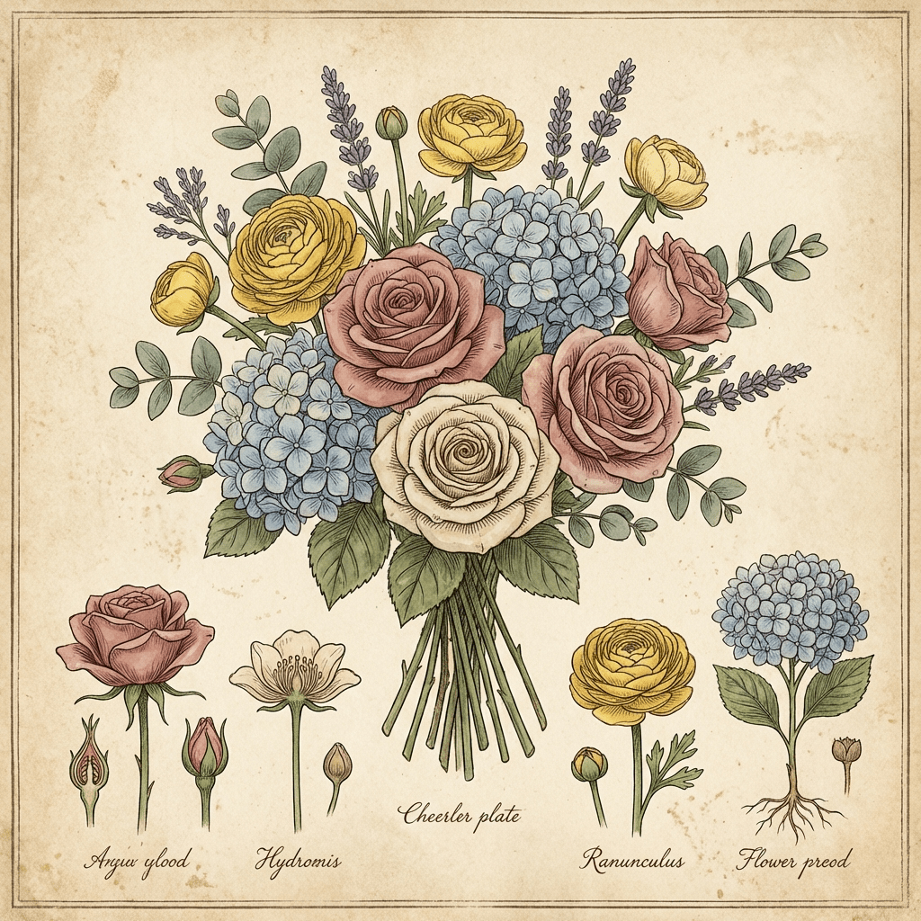 Cheerful bouquet of mixed flowers perfect for a same-day birthday delivery.