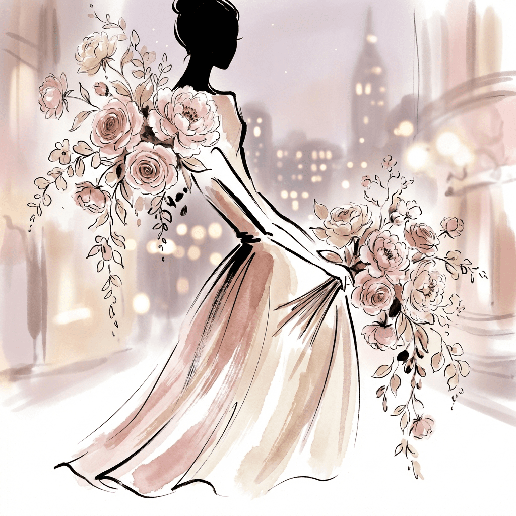 Romantic Valentine's Day evening flower delivery