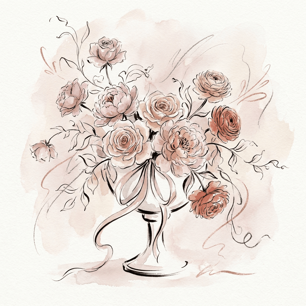 Thoughtful Valentine's Day flower arrangement for long-term relationship