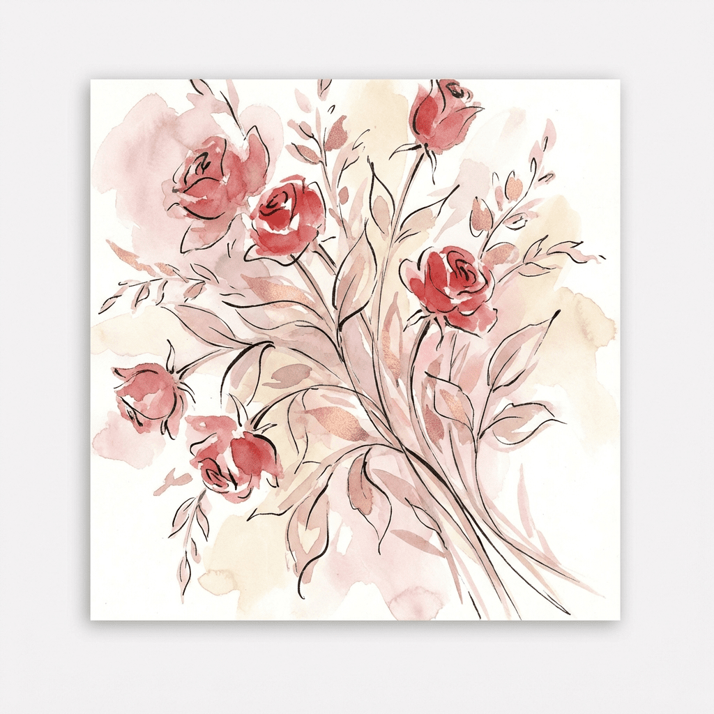 Valentine's Day flowers for wife: A romantic red rose bouquet.