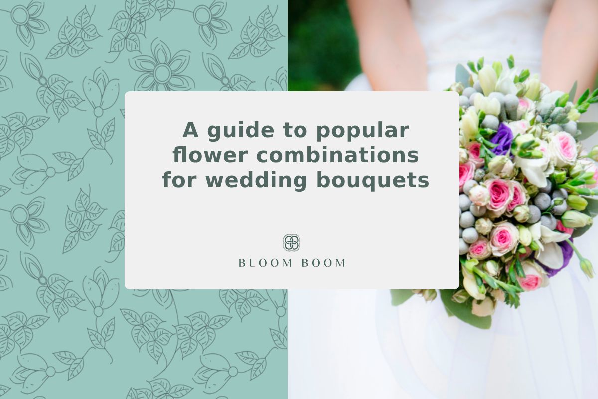 A guide to popular flower combinations for wedding bouquets
