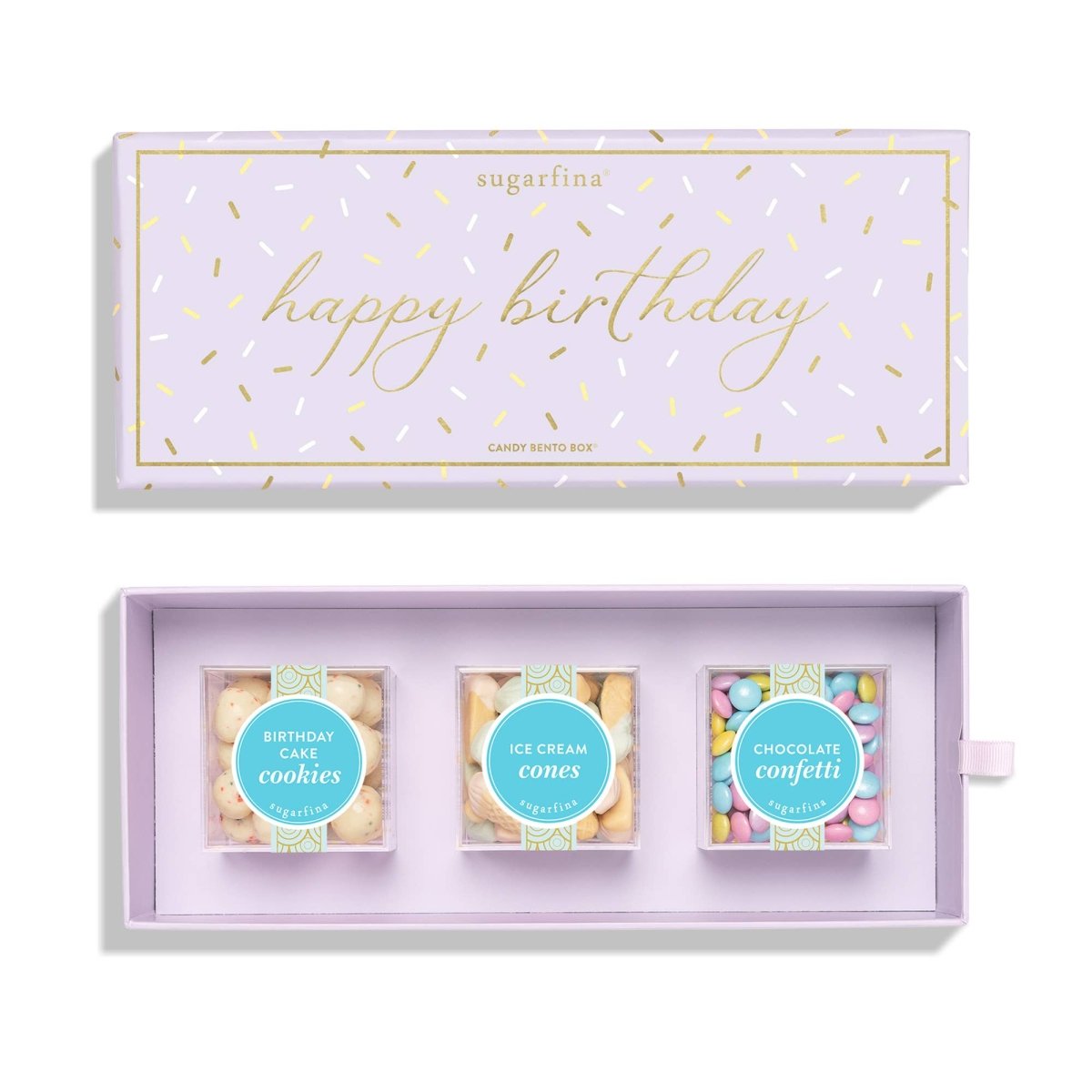 Happy Birthday - Sugarfina 3pc Candy Bento Box