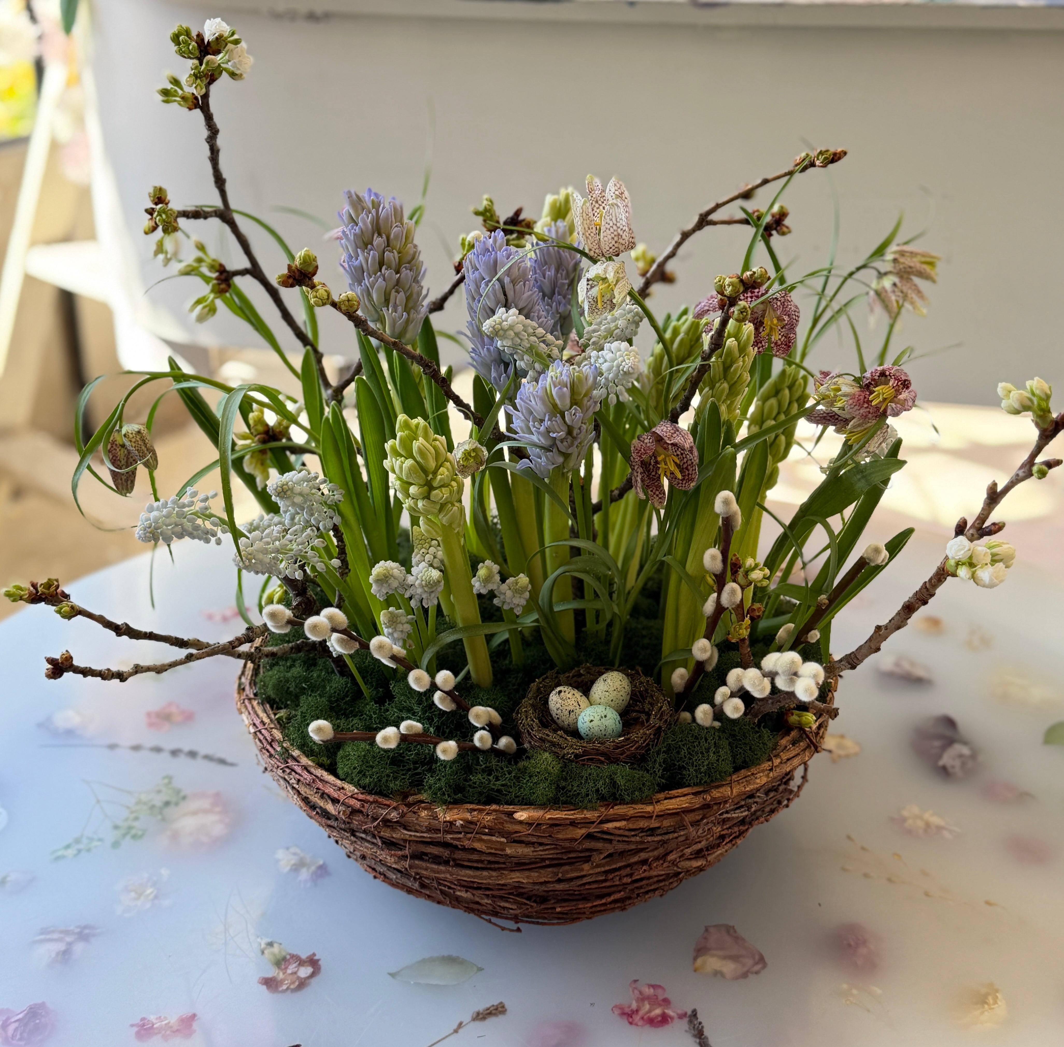 Fairytale Forrest Centerpiece Basket
