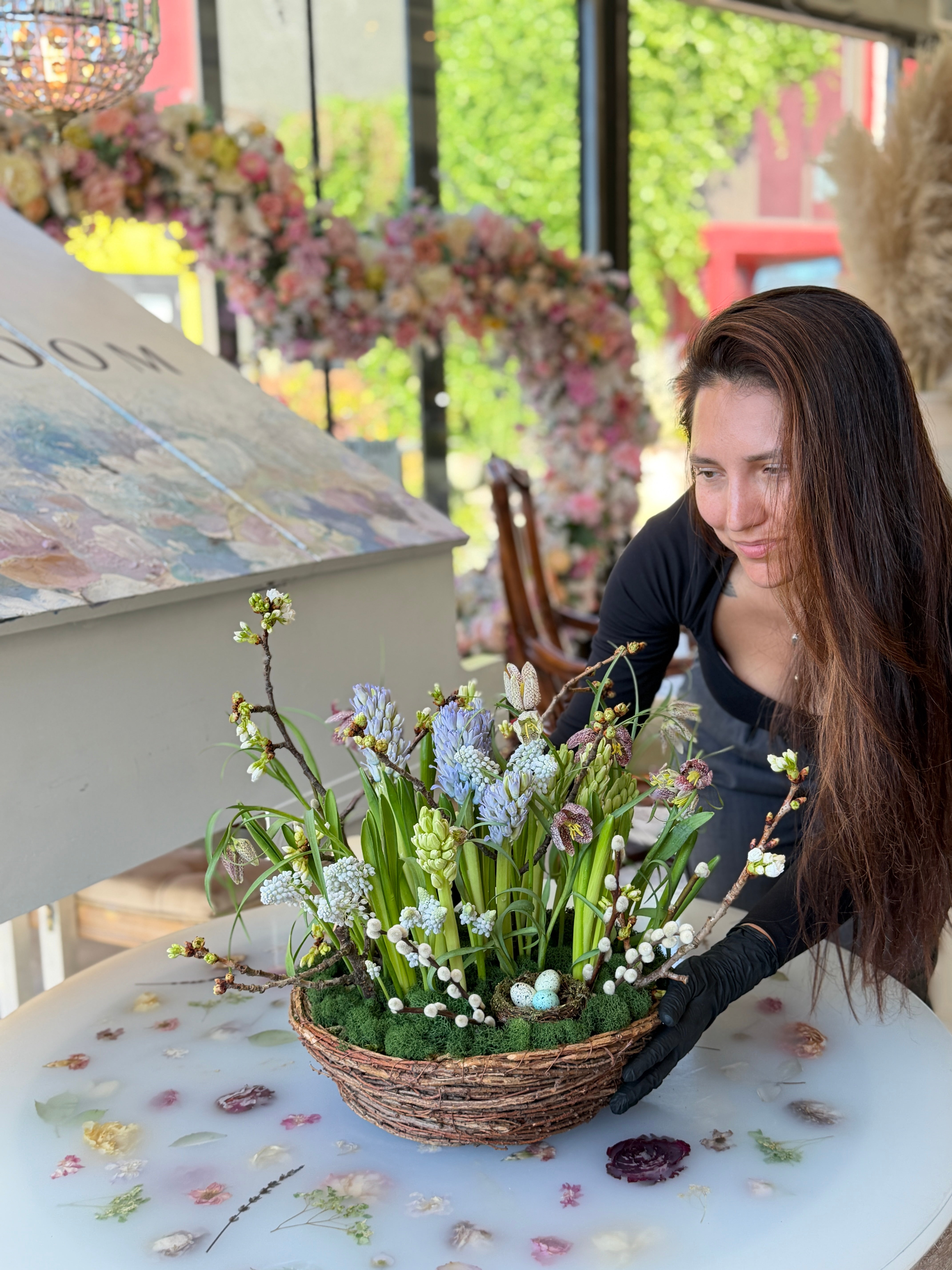 Fairytale Forrest Centerpiece Basket