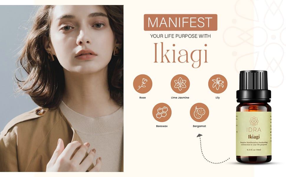 Idra Wellness: Ikiagi Essential Oil Blend - Inspire Manifestation 120ml