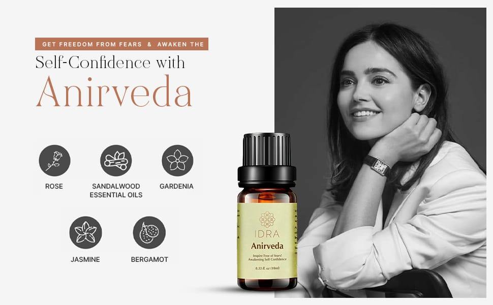 Idra Wellness: Anirveda Essential Oil Blend - Inspire Free of Fears 10ml