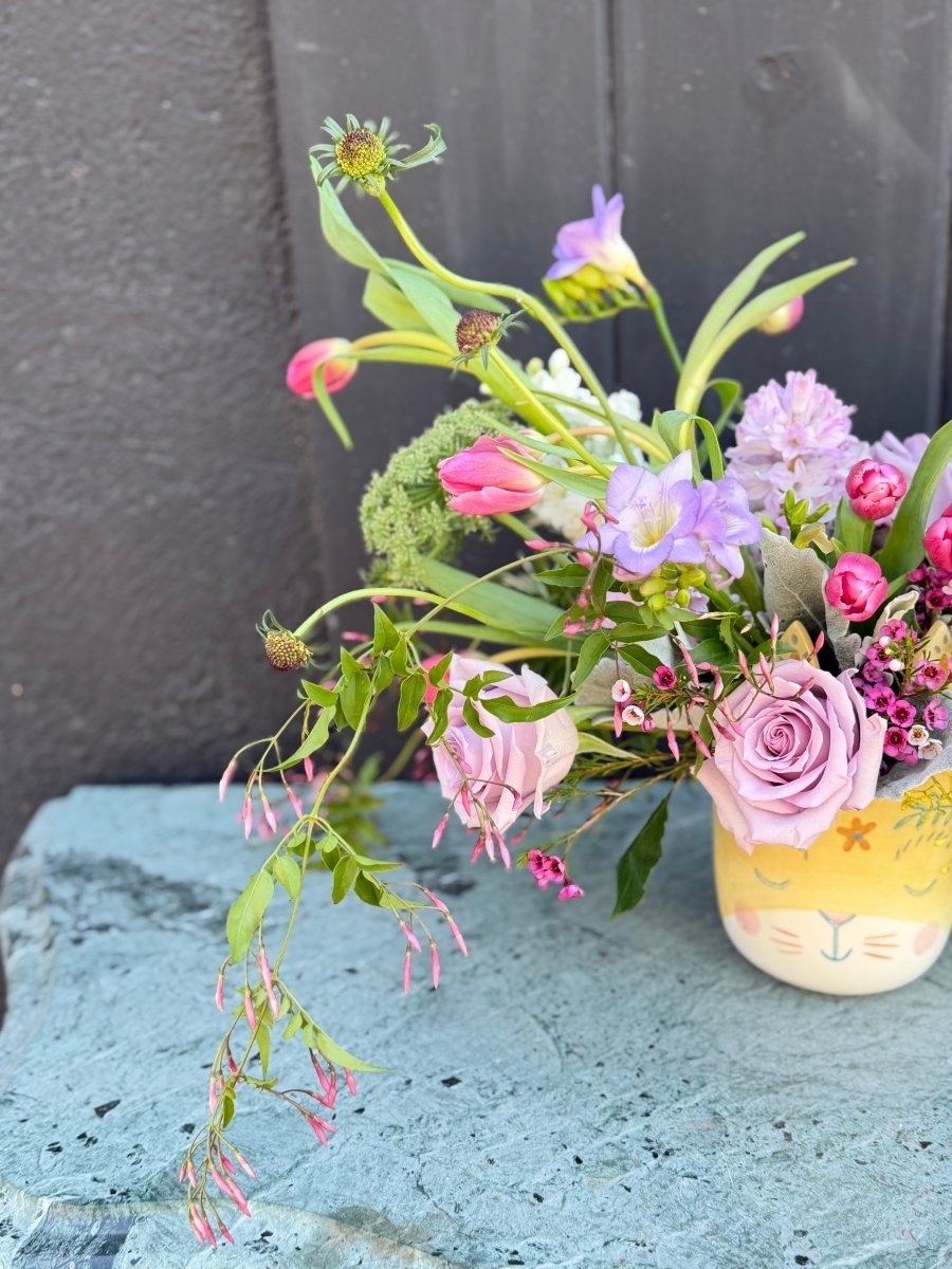 Spring has Sprung! Tulips, Freesia, Roses, Jasmine