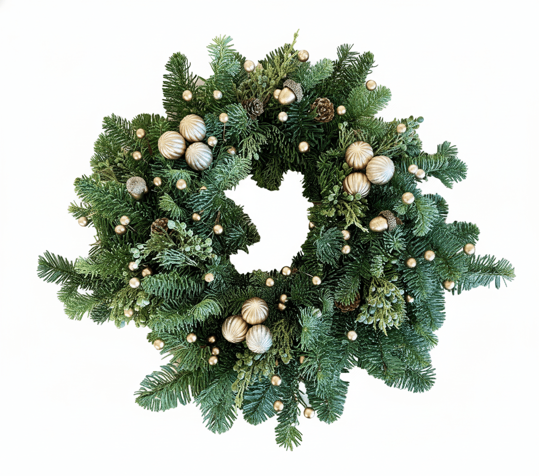 Champagne Classic Wreath (20 inches)