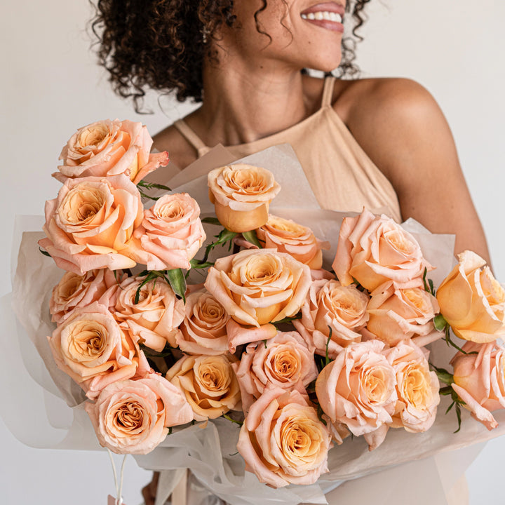 Bouquet with 25 / 50 / 75 Roses Shimmer