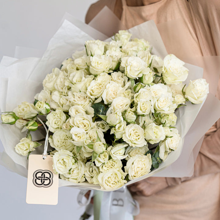 Monobouquet with 20 / 50 / 75 Spray Roses Jeanine