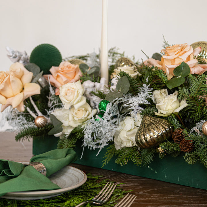 Christmas pie centerpiece