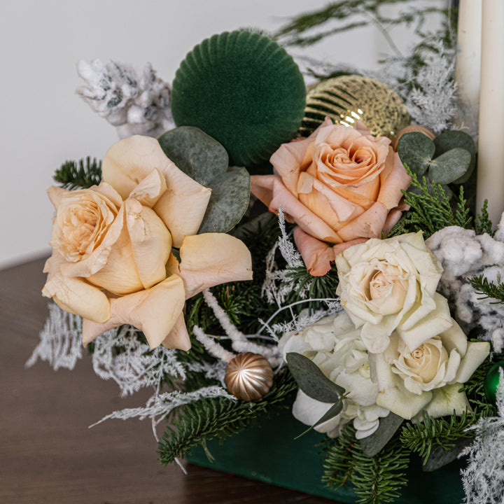 Christmas pie centerpiece