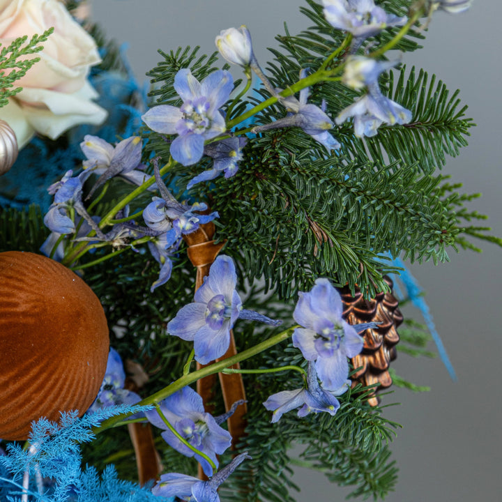 Flower box "Snowy Christmas Night"