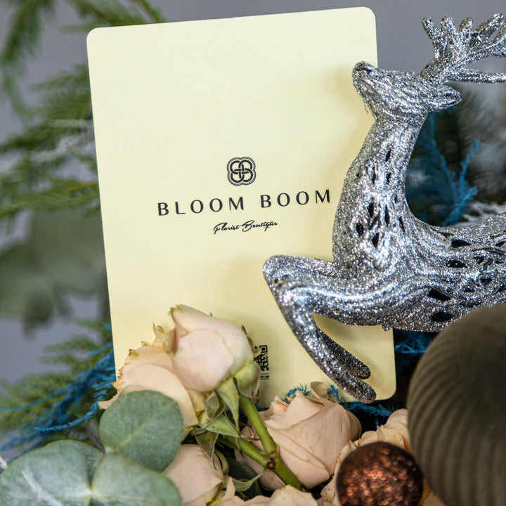 Flower box "Snowy Christmas Night"